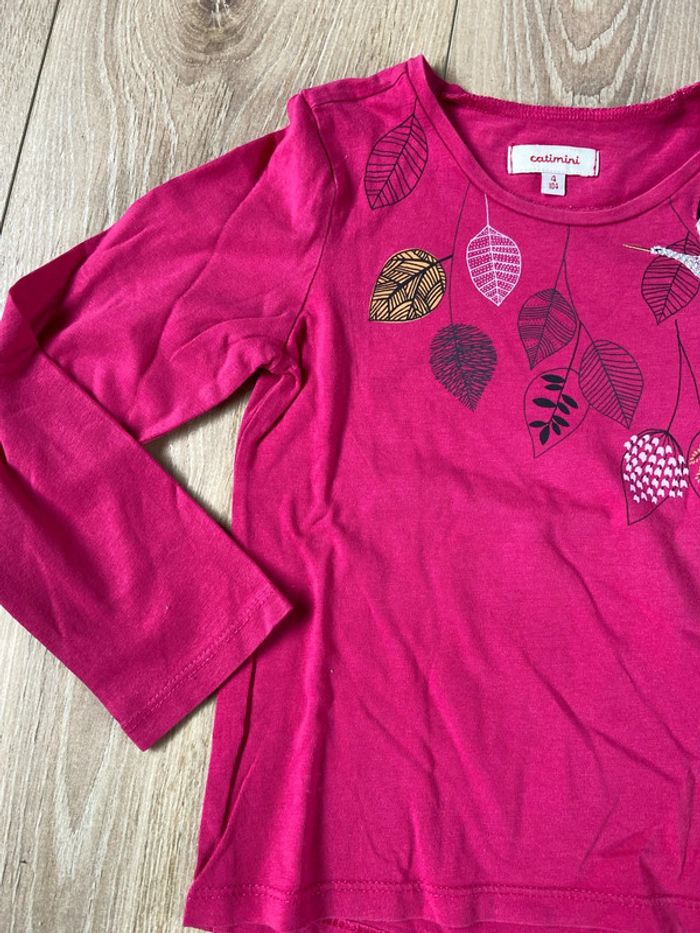 Tee shirt manches longues catimini 4 ans - photo numéro 4