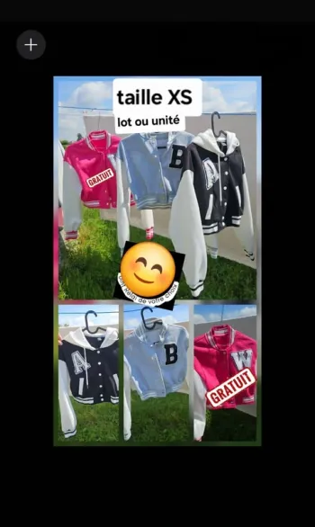 2 veste +1 gratuite ( femmes,filles,ados xs