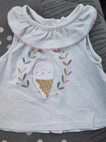 #kytie1moisfille. Tunique débardeur taille 1 mois