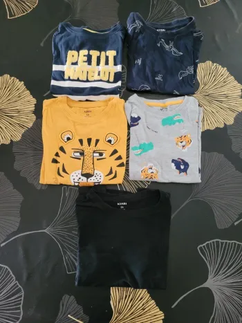Lot t-shirts 5 ans kiabi