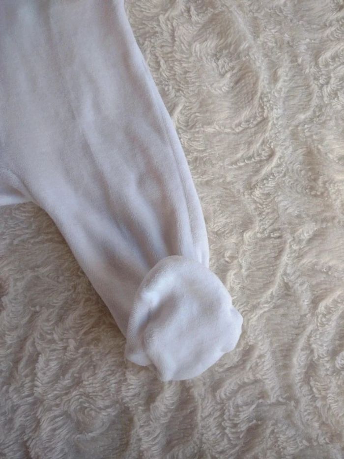 Pyjama grenouillère velours joli col Fille 6 mois Lapin Oiseau Petite poésie Orchestra - photo numéro 8