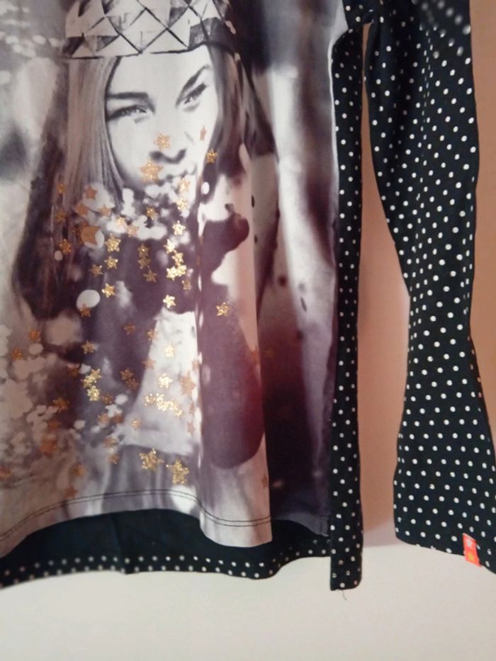 Jolie blouse longues manches noir. 9 ans - photo numéro 5