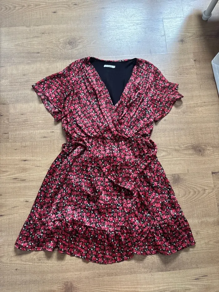 Robe courte fleurie