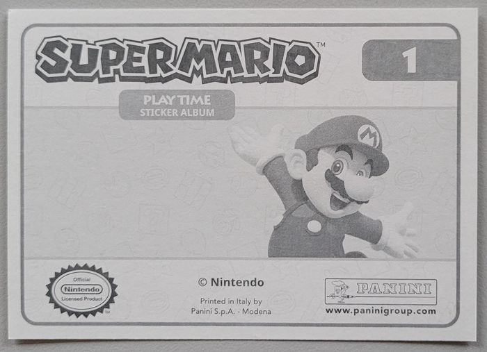Stickers Panini Super Mario - photo numéro 2