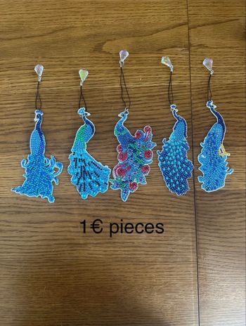 Marque page peinture diamant