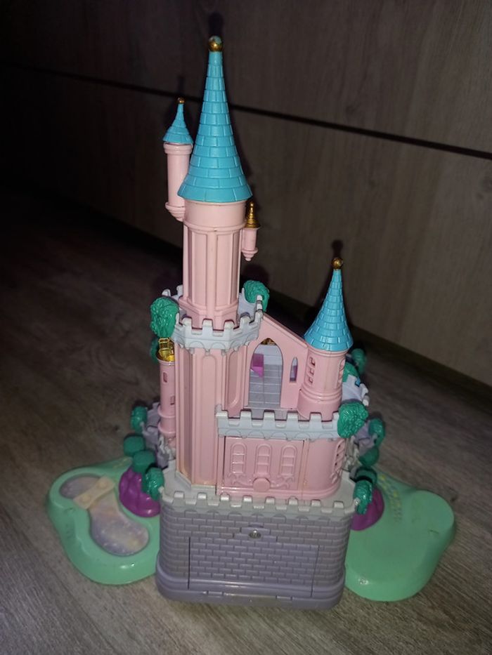 polly pocket vintage chateau de cendrillon avec personnages - photo numéro 5