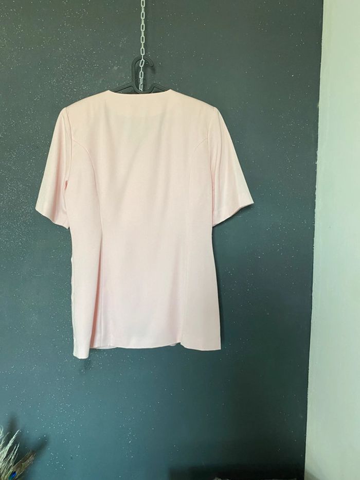 Veste longue brodée rôle pâle année 90 - photo numéro 7