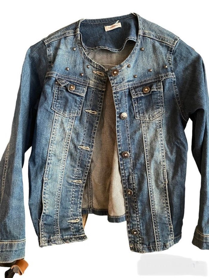 Veste en jean#3 pommes#10 ans#état neuf