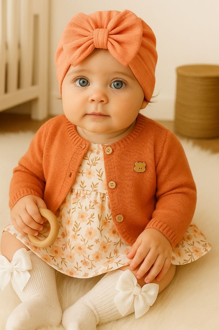 Ensemble complet 4 pièces sergent major fille 6 mois 🎀