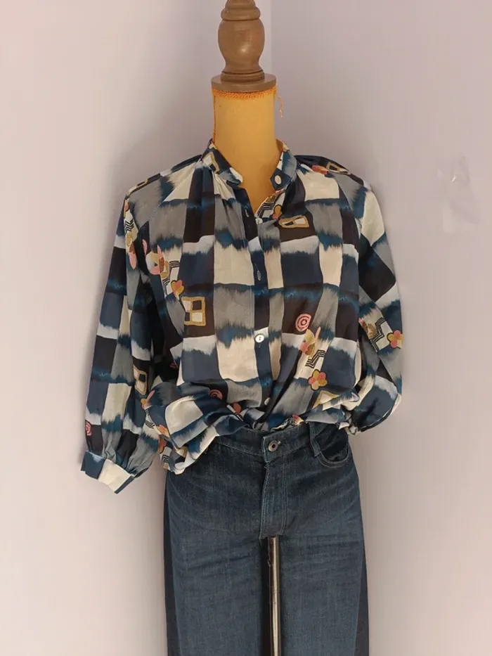 Chemise en voile de coton Intuition - photo numéro 3