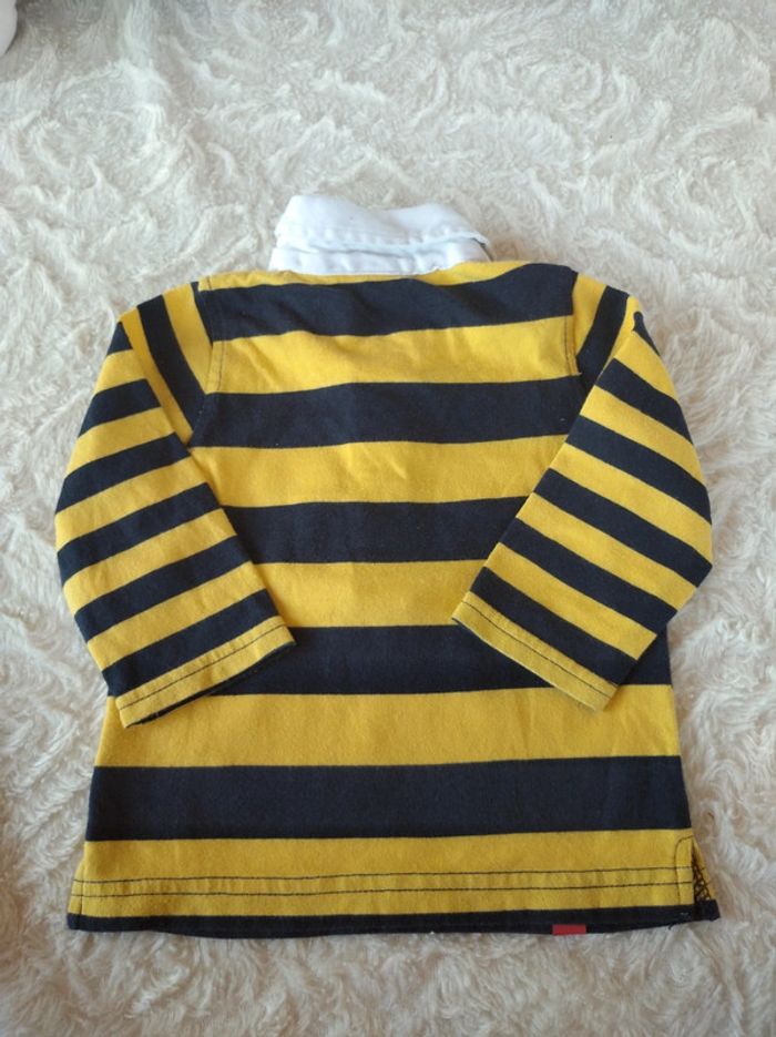 Polo tee shirt manches longues Garçon 6 mois Lapin Baseball - photo numéro 8