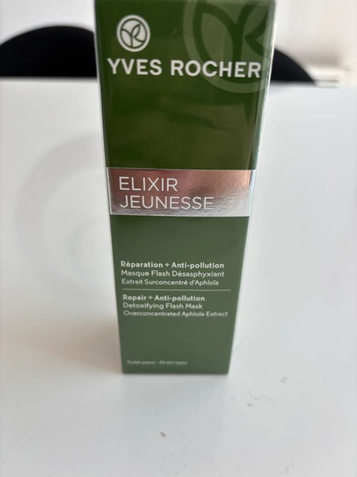 Yves Rocher Masque Flash Désasphyxiant Réparation + Anti-pollution - Elixir Jeunesse - photo numéro 2
