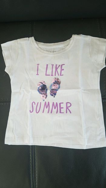 Tee shirt manches courtes 3 ans