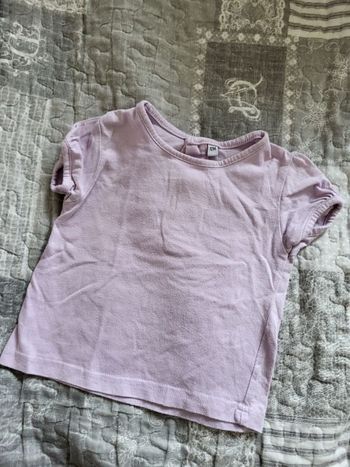 Tee shirt violet lila