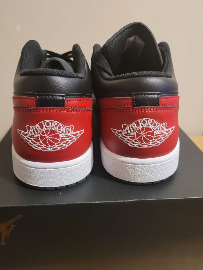 Air Jordan 1 LOW Noir/Rouge - photo numéro 9