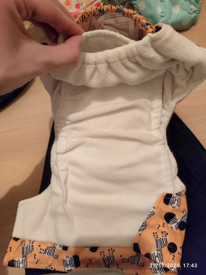 Lot 13 couches lavables Baba+boo +26 inserts - photo numéro 2