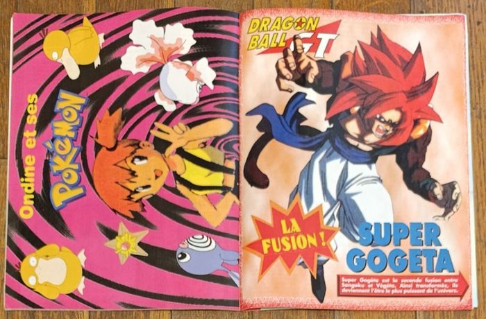 Rare complet D. Mangas avec 36 fiches + 2 posters Pokémon N°465 2000 vintage - photo numéro 5