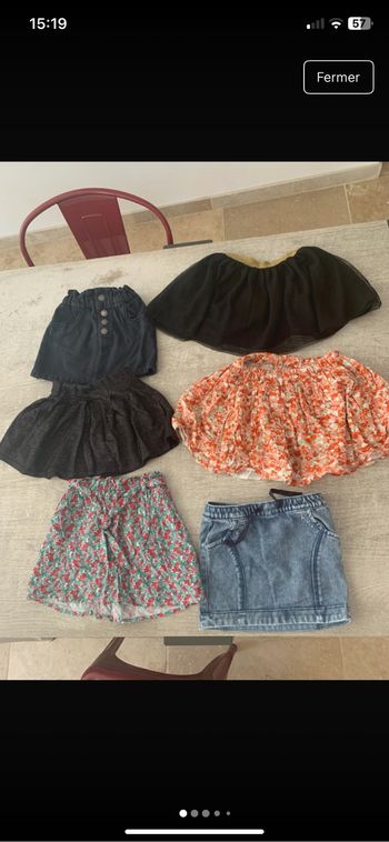 Lot de 6 jupes 3 ans