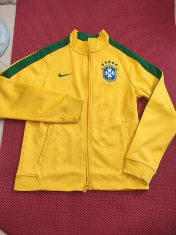 Haut de survêtement Brésil, Nike Authentique Officiel taille enfant 10/12 ans