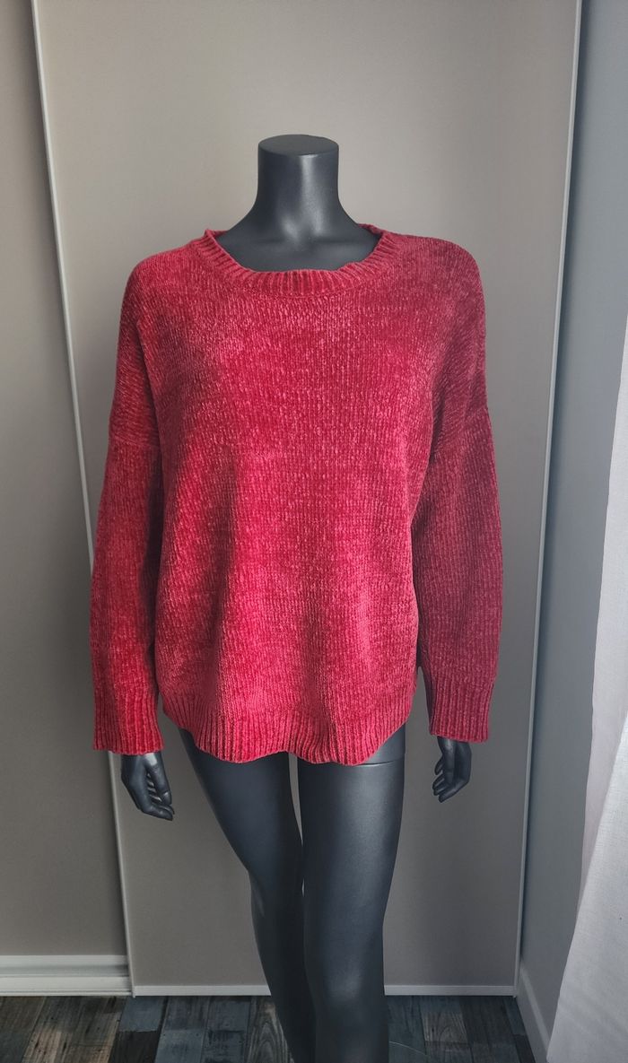 Très joli pull femme, maille chenille, taille 40/42 - photo numéro 2