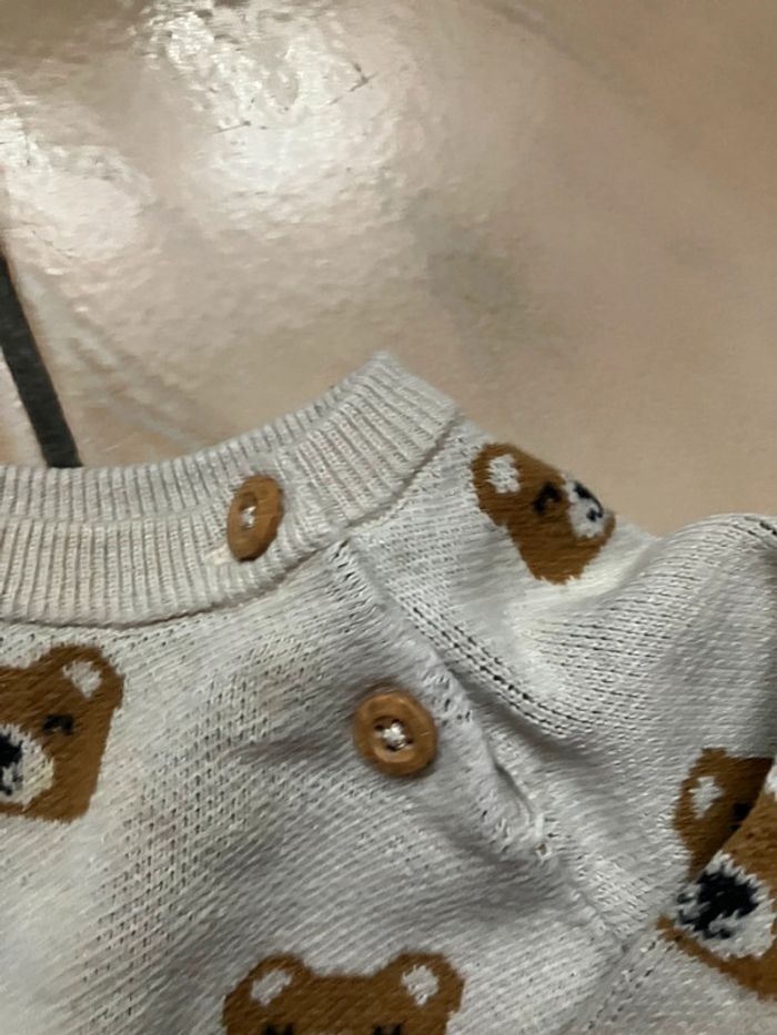 Pull jacquard 6 mois - photo numéro 3