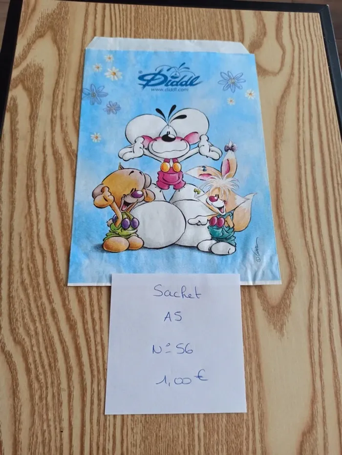 Sachet en papier Diddl 56 1,00€