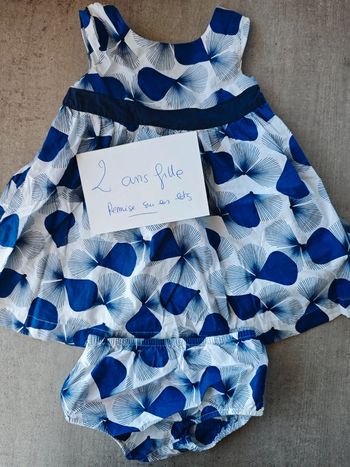 Robe cérémonie bleue