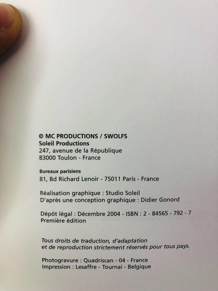 Légende Swolfs tome de 1 à 5 EO - photo numéro 7