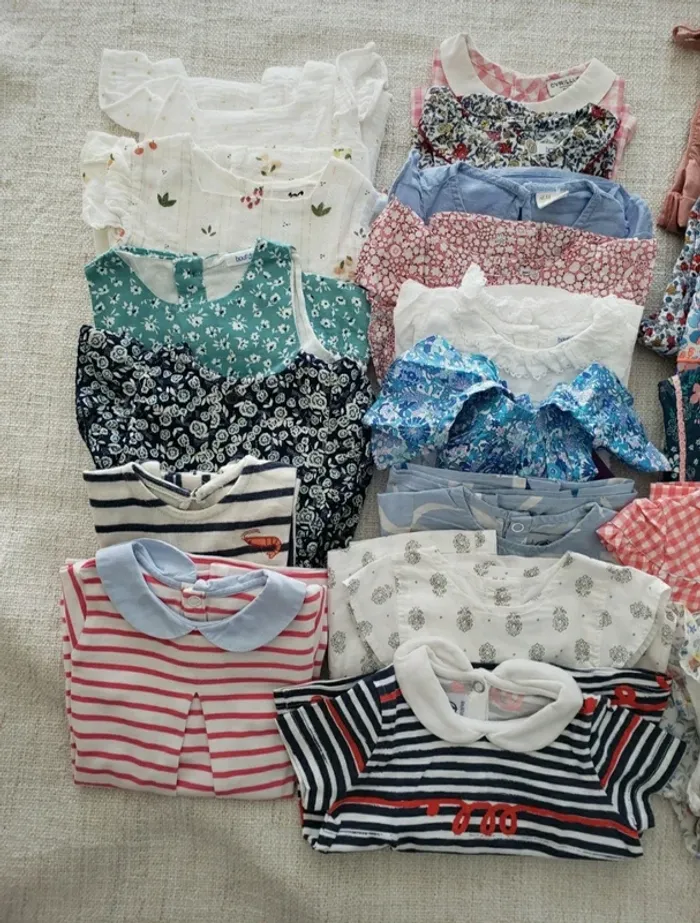 Lot vêtements été bébé fille - photo numéro 2