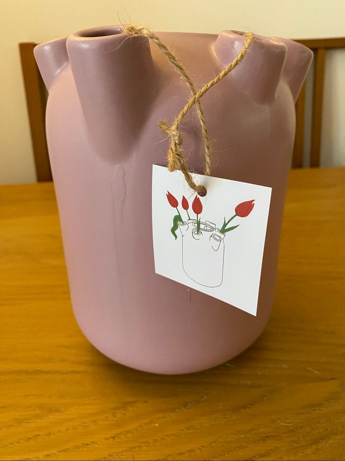NEUF Hema Vase à tulipes couleur Lila - photo numéro 4