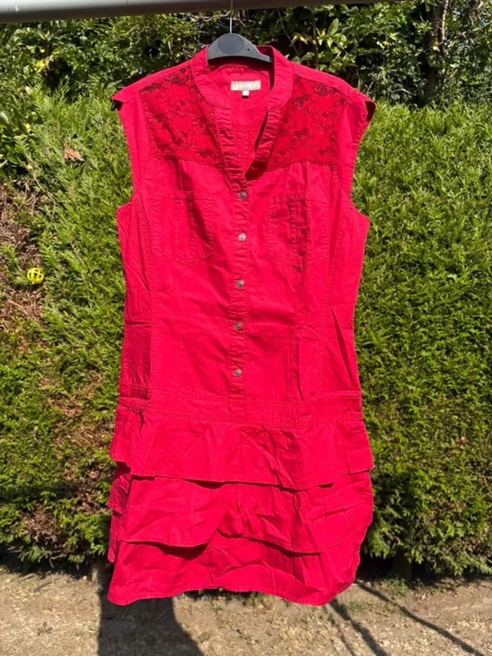 Robe rouge légère – Marque In Extenso