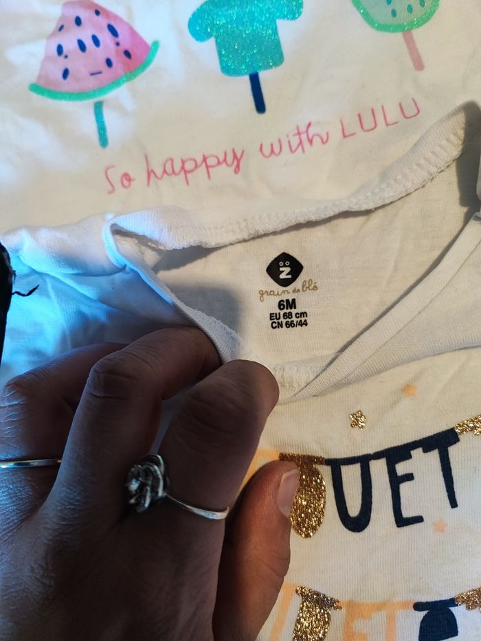 Lot 3 petits haut fille - photo numéro 3