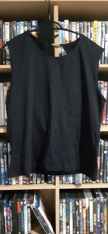 Haut de fête dos ouvert noir