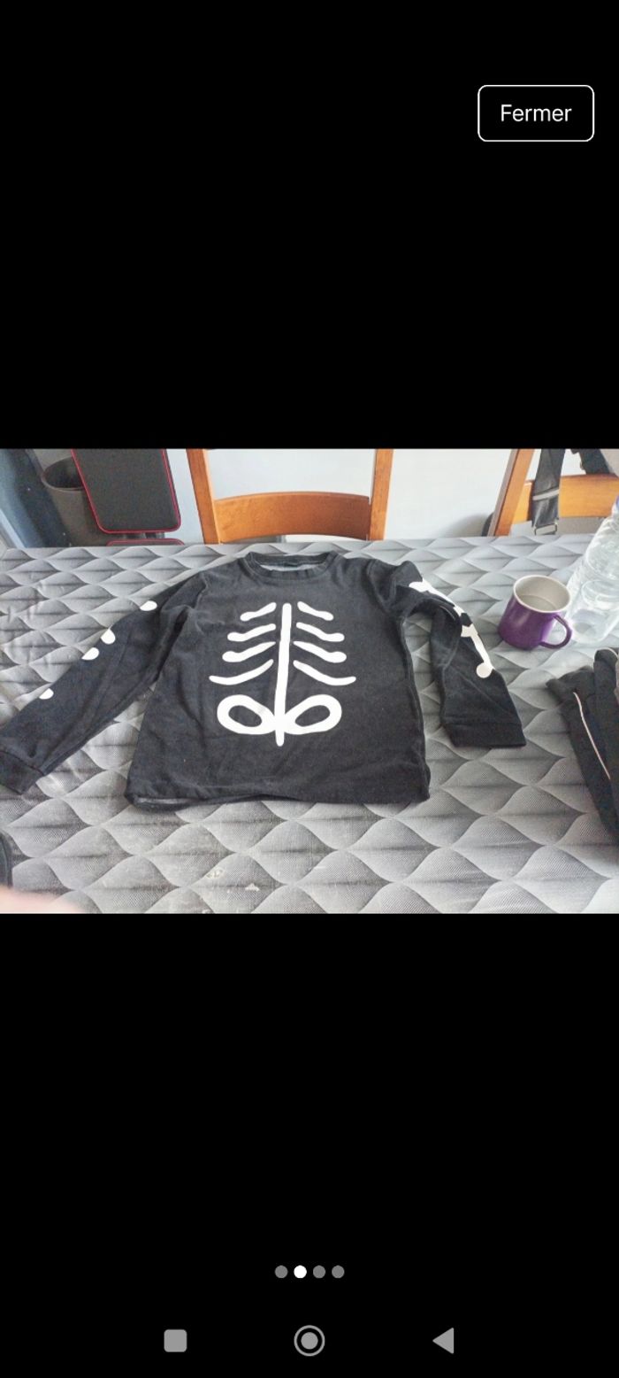 Pyjama squelette 12 ans - photo numéro 2