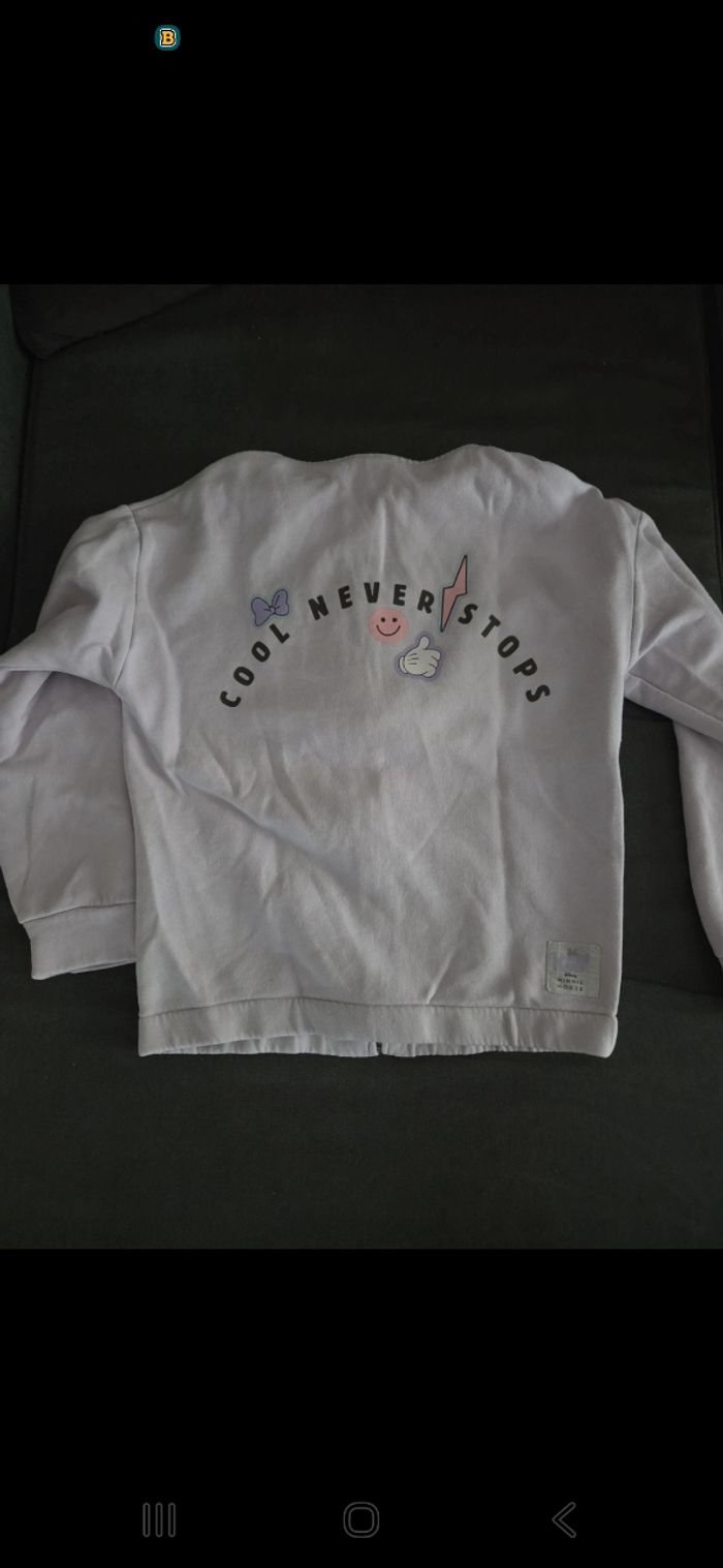 Sweat zippé minnie 12 ans - photo numéro 4