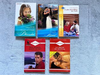 Lot de 5 livres romances