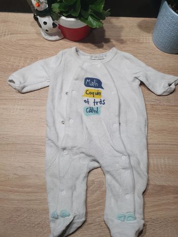 Pyjama bb 1 mois