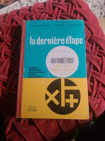 Arithmétique classe de fin d'études primaire.