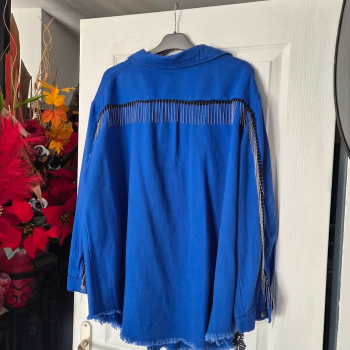 Chemise avec franges modèle unique grande taille - photo numéro 4