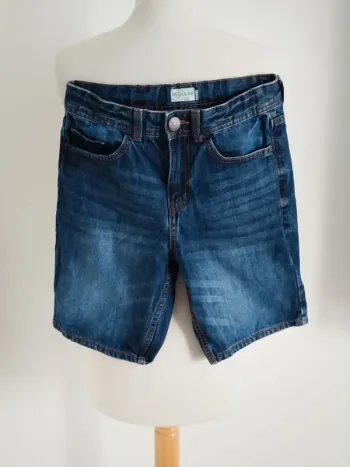 Bermuda en jean bleu regular Kiabi taille 12 ans