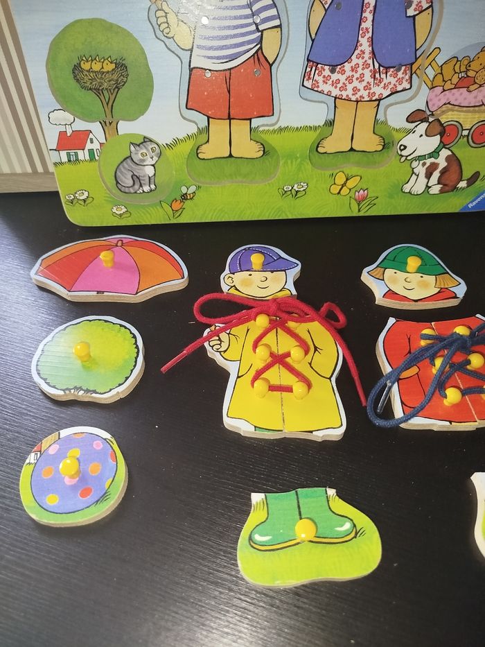 🧩 Ravensburger Vintage Rare Puzzle en bois - photo numéro 5