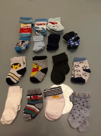 15 paires chaussettes