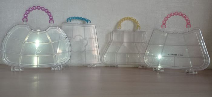 4 boites pour perles en forme de sac - photo numéro 2