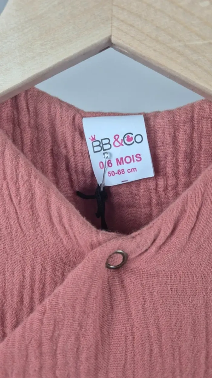 Gigoteuse BB&Co – 0/6 mois – TOG 3.3 – Rose Terre Cuite - A9 - photo numéro 3