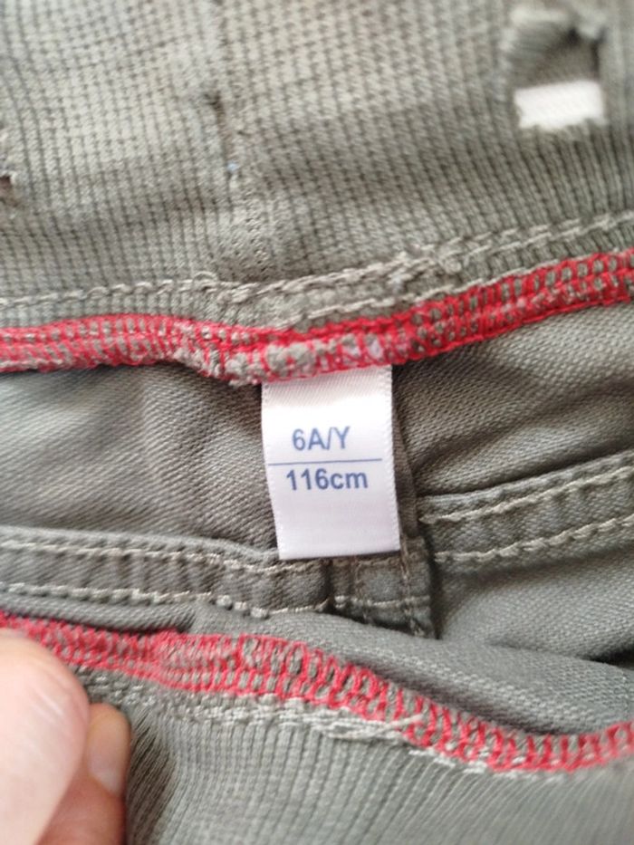 Lot 2 pantalon cargo 5-6 ans - photo numéro 5
