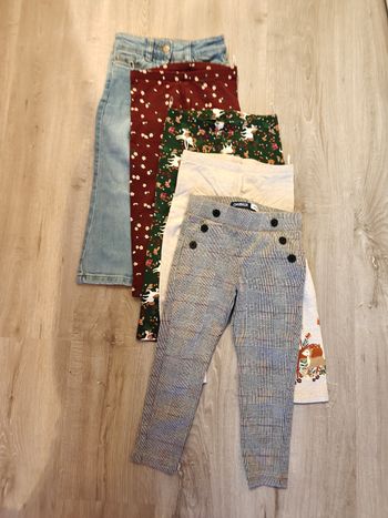 Lot de pantalons fille 4ans