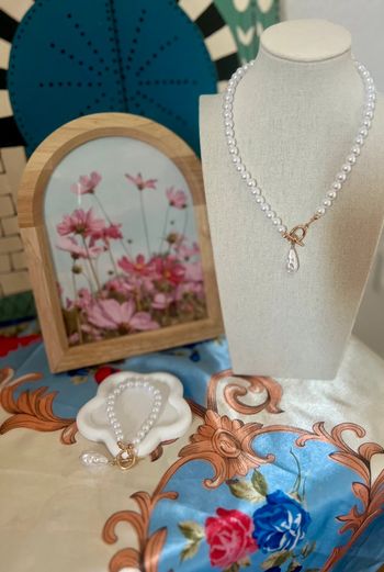 Collier et bracelet perles