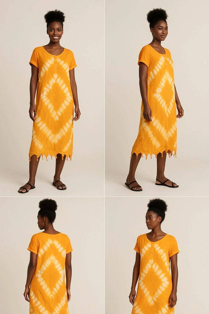 Robe décontracté tie and due vibrant - photo numéro 4