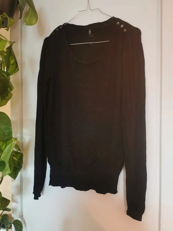 Pull noir léger Naf Naf