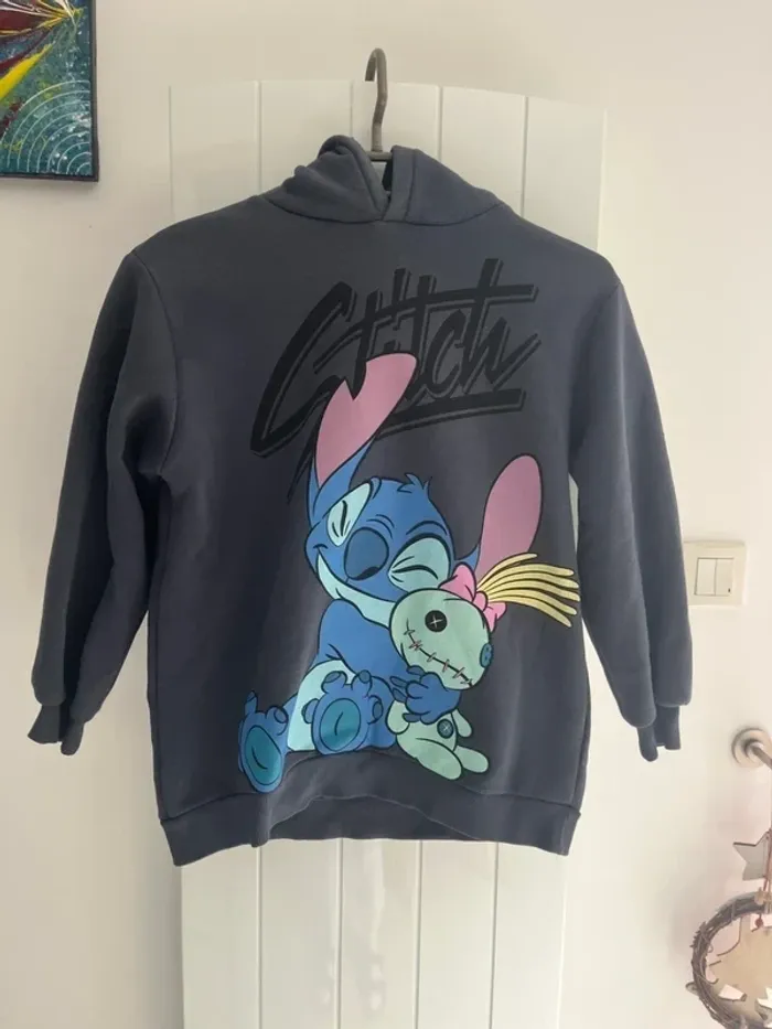 Sweat Disney Stitch taille 10 ans - photo numéro 3
